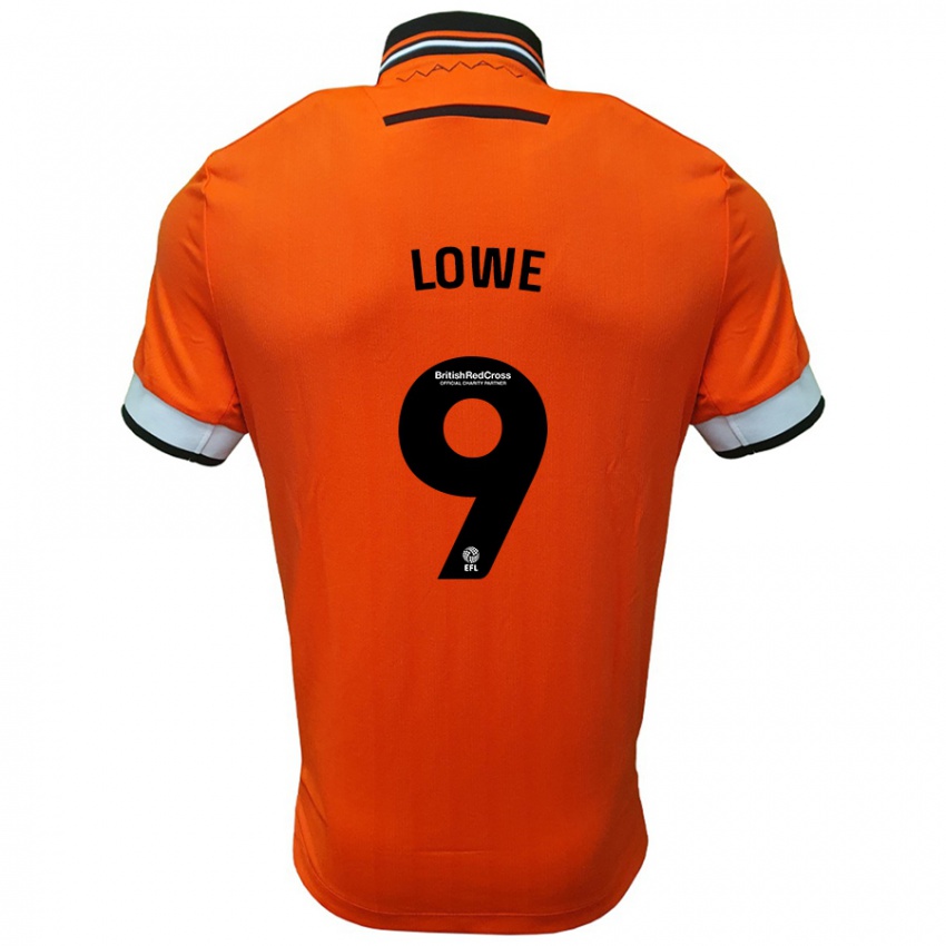 Criança Camisola Jamal Lowe #9 Branco Laranja Alternativa 2024/25 Camisa