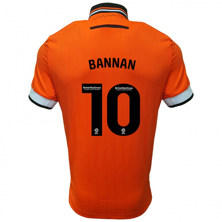 Criança Camisola Barry Bannan #10 Branco Laranja Alternativa 2024/25 Camisa