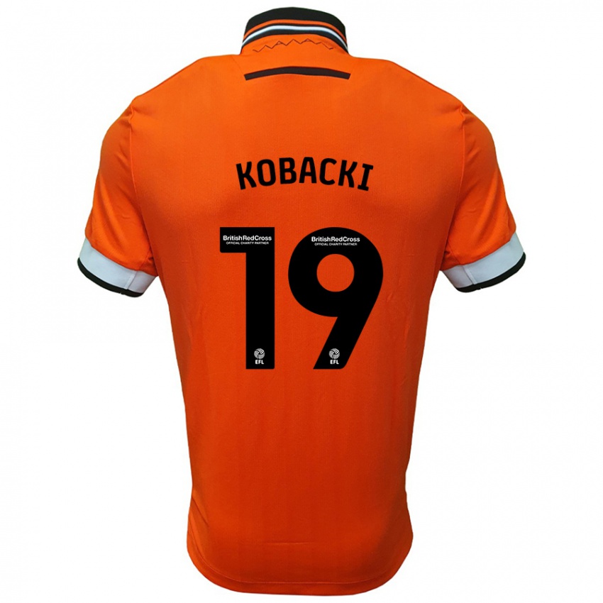 Criança Camisola Olaf Kobacki #19 Branco Laranja Alternativa 2024/25 Camisa