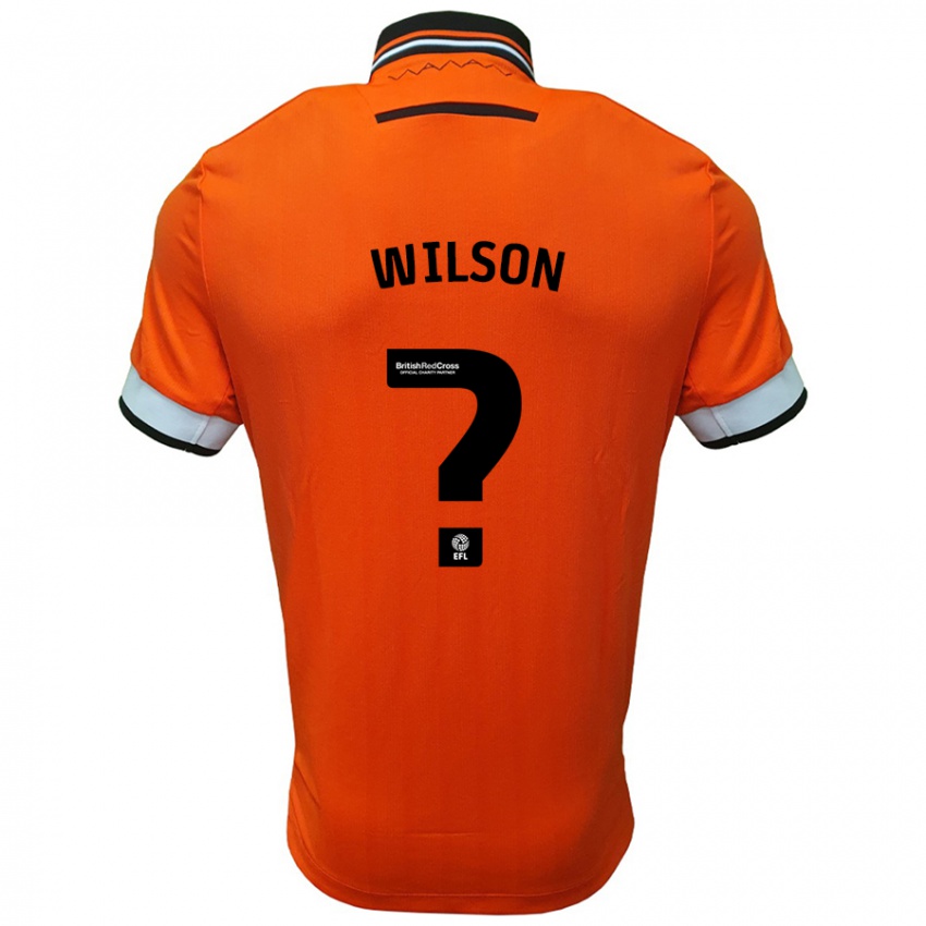 Criança Camisola Ryan Wilson #0 Branco Laranja Alternativa 2024/25 Camisa