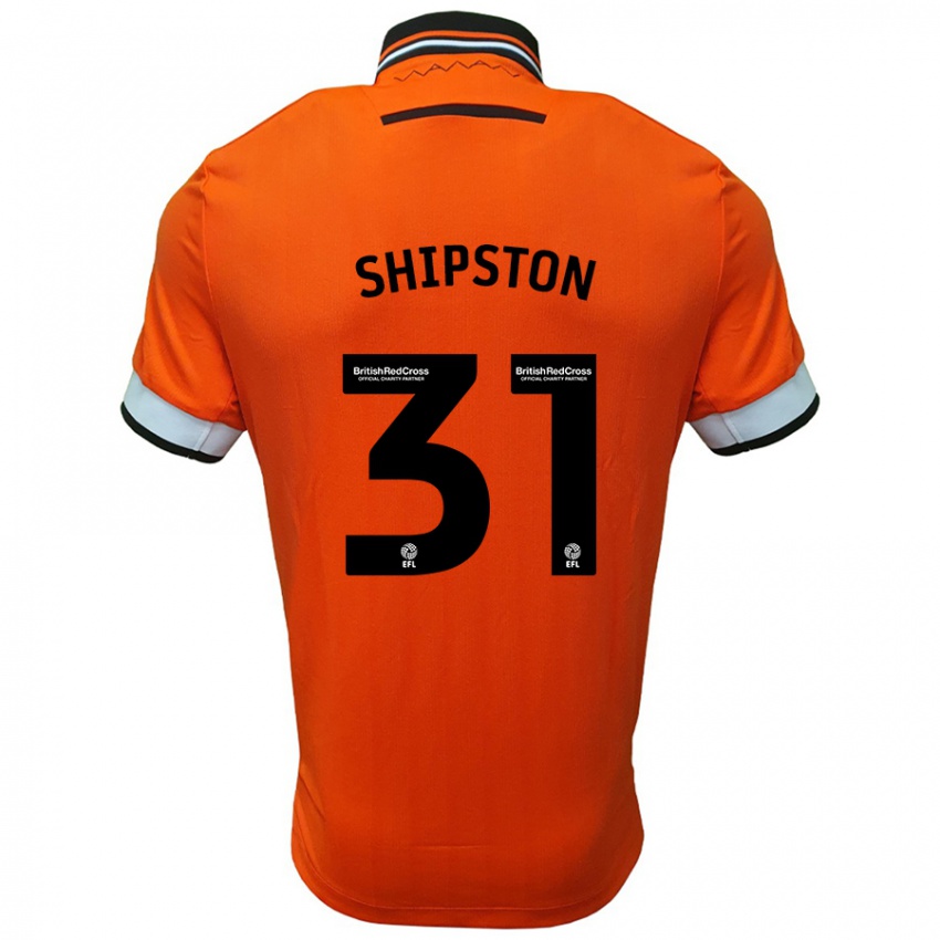 Criança Camisola Rio Shipston #31 Branco Laranja Alternativa 2024/25 Camisa