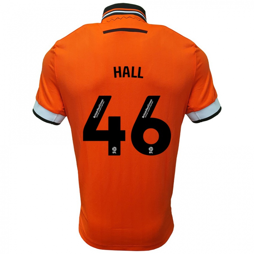 Criança Camisola Jack Hall #46 Branco Laranja Alternativa 2024/25 Camisa