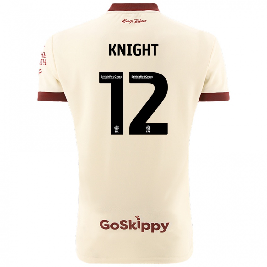 Criança Camisola Jason Knight #12 Creme Branco Alternativa 2024/25 Camisa