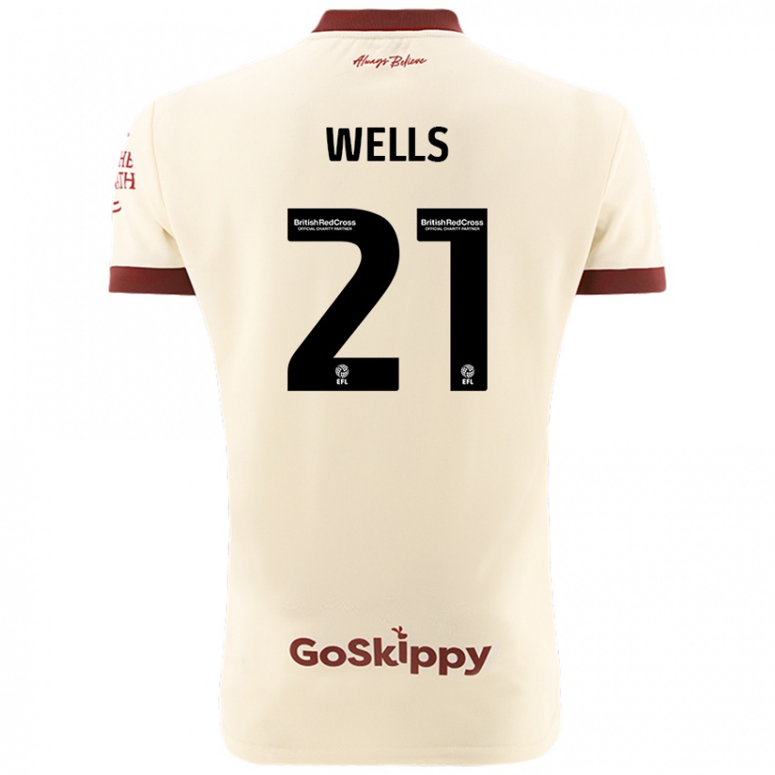 Criança Camisola Nahki Wells #21 Creme Branco Alternativa 2024/25 Camisa