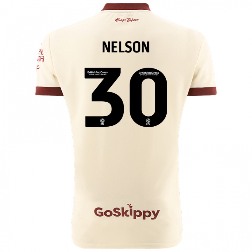 Criança Camisola Raekwon Nelson #30 Creme Branco Alternativa 2024/25 Camisa