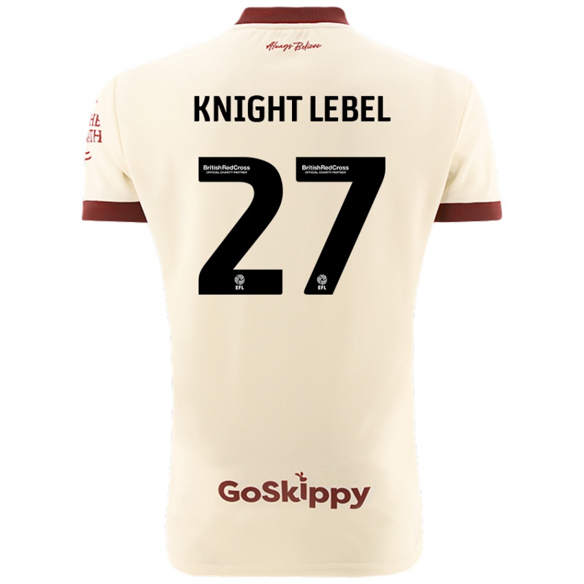 Criança Camisola Jamie Knight-Lebel #27 Creme Branco Alternativa 2024/25 Camisa