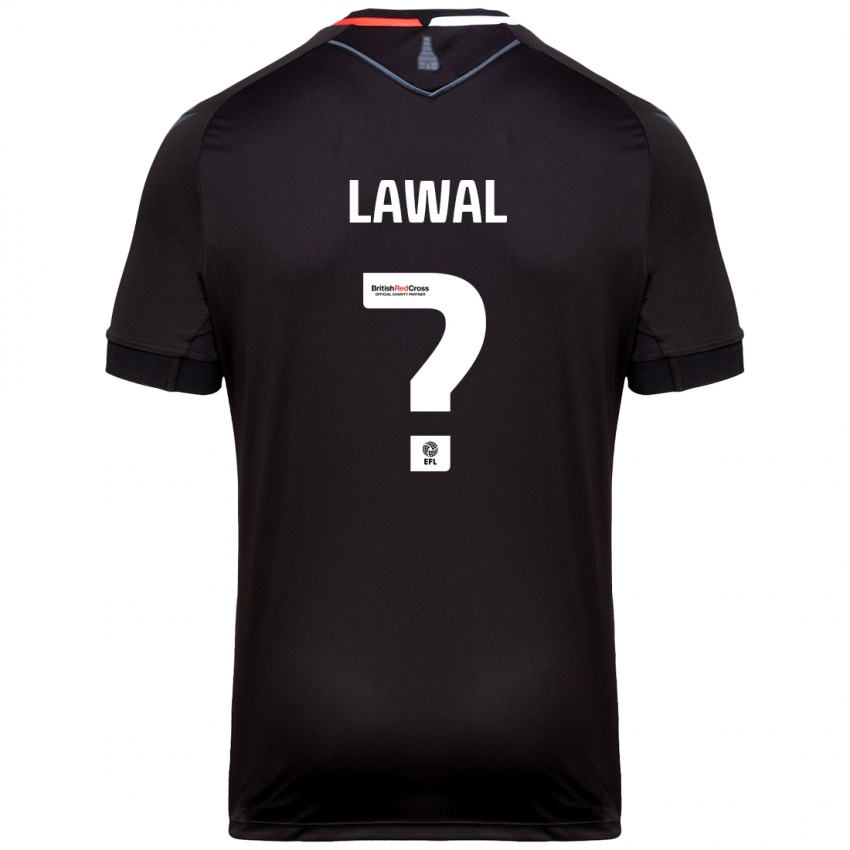 Criança Camisola Bosun Lawal #0 Preto Alternativa 2024/25 Camisa