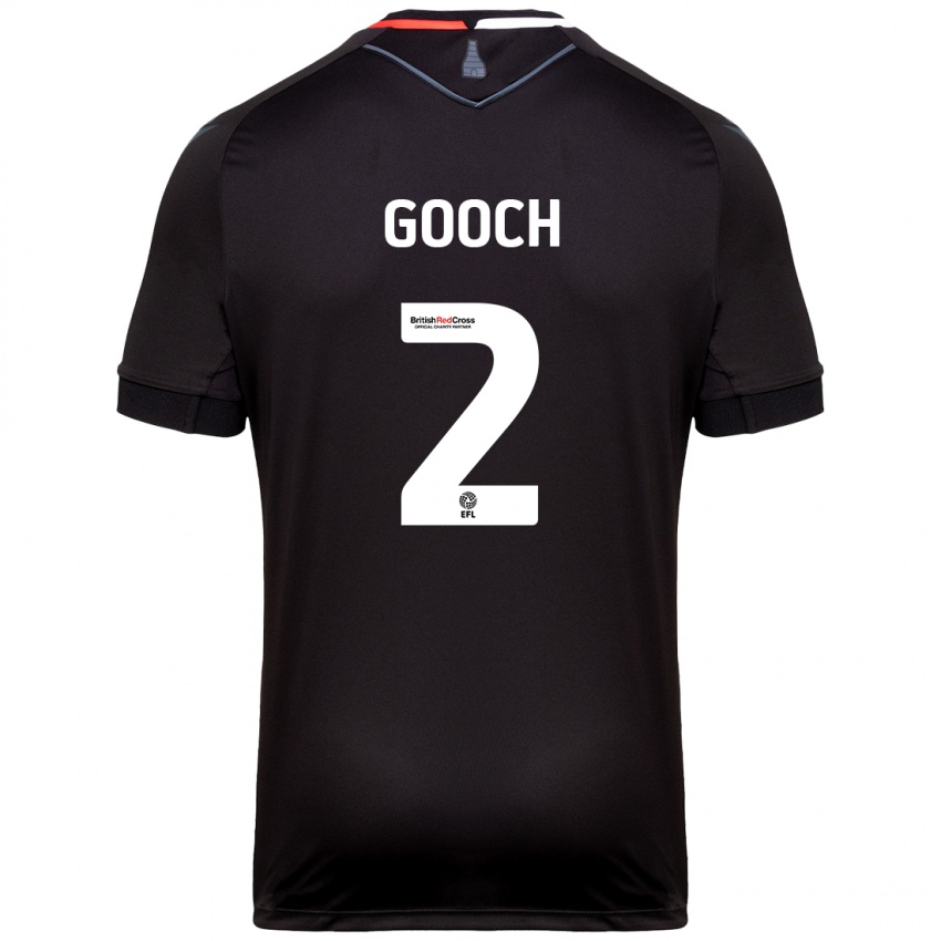 Criança Camisola Lynden Gooch #2 Preto Alternativa 2024/25 Camisa