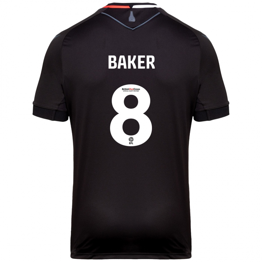 Criança Camisola Lewis Baker #8 Preto Alternativa 2024/25 Camisa