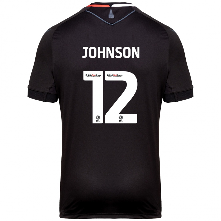 Criança Camisola Daniel Johnson #12 Preto Alternativa 2024/25 Camisa