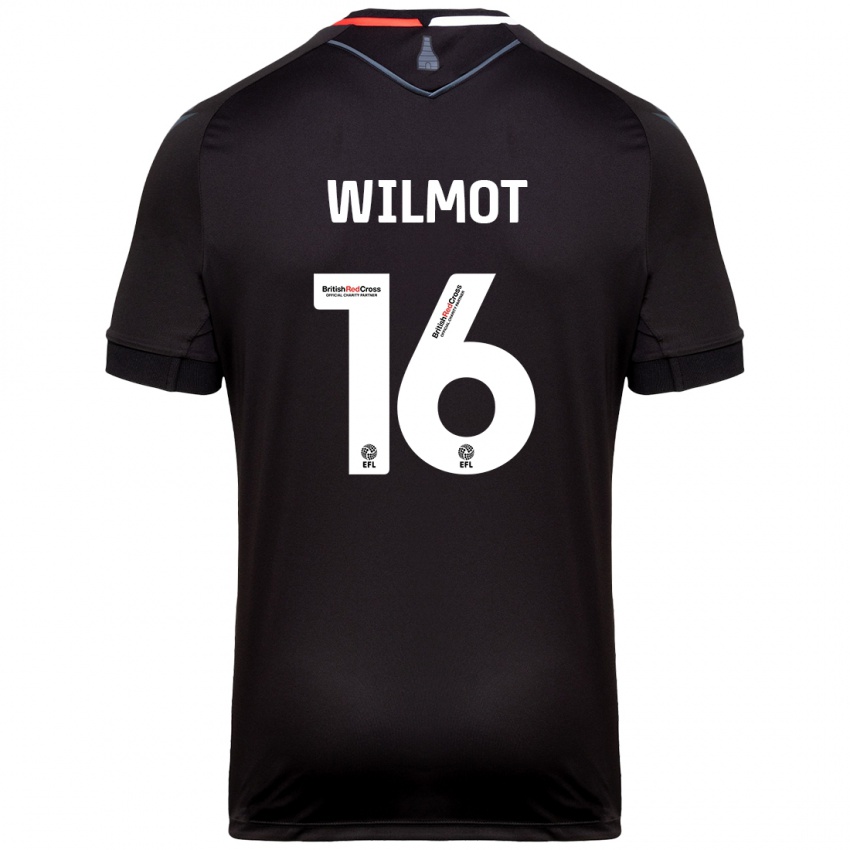 Criança Camisola Ben Wilmot #16 Preto Alternativa 2024/25 Camisa