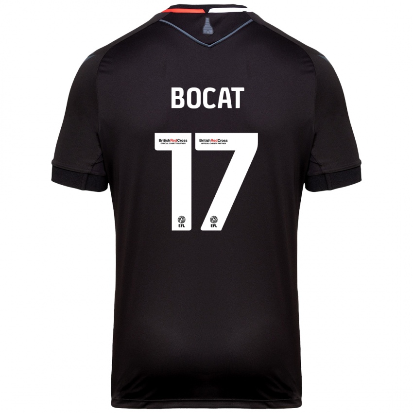 Criança Camisola Eric-Junior Bocat #17 Preto Alternativa 2024/25 Camisa