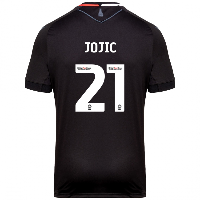 Criança Camisola Nikola Jojic #21 Preto Alternativa 2024/25 Camisa