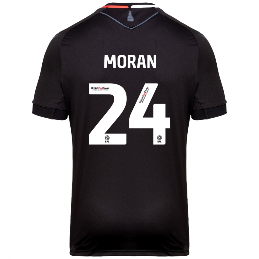 Criança Camisola Andrew Moran #24 Preto Alternativa 2024/25 Camisa