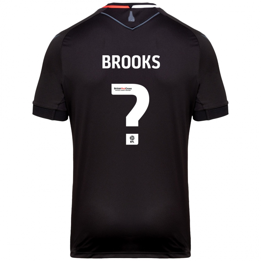 Criança Camisola Alfie Brooks #0 Preto Alternativa 2024/25 Camisa