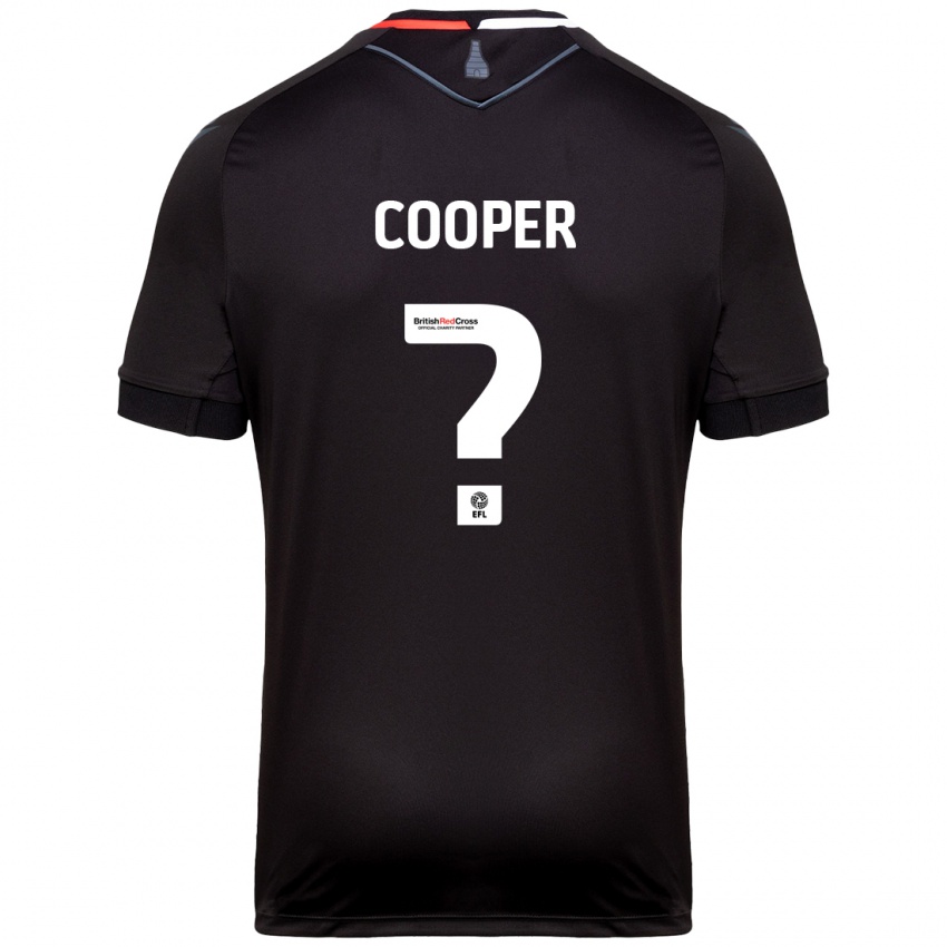 Criança Camisola Noah Cooper #0 Preto Alternativa 2024/25 Camisa