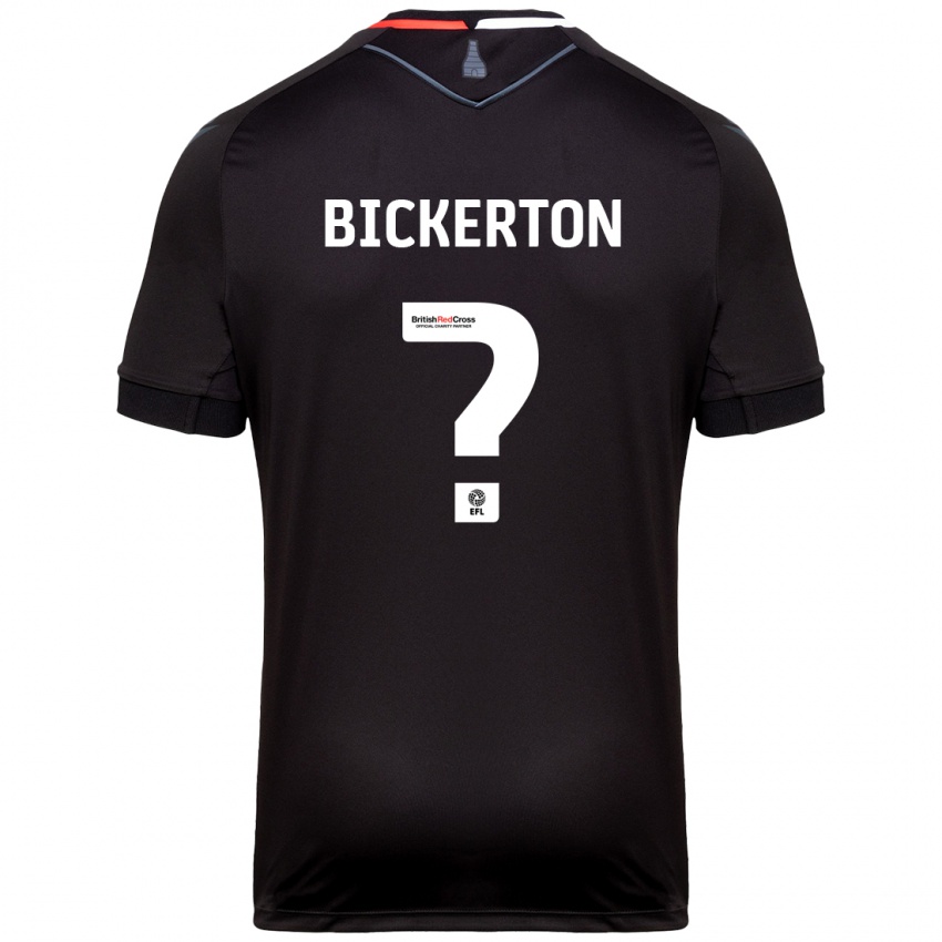 Criança Camisola Josh Bickerton #0 Preto Alternativa 2024/25 Camisa