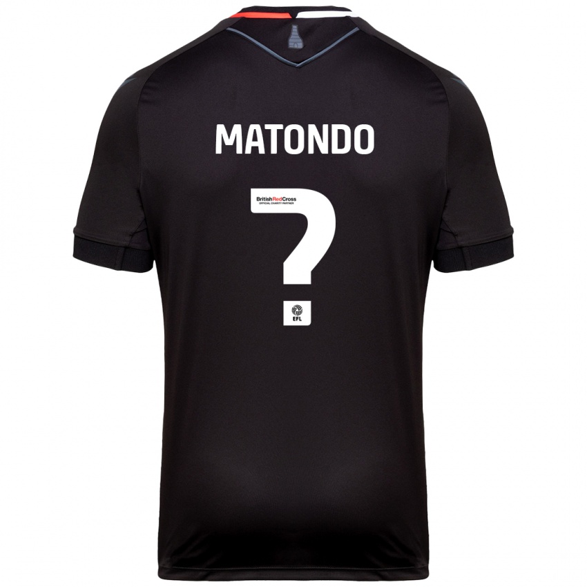 Criança Camisola Japhet Matondo #0 Preto Alternativa 2024/25 Camisa