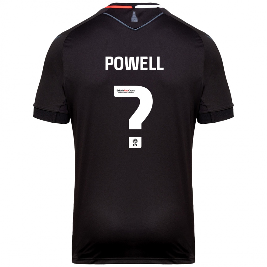 Criança Camisola Owen Powell #0 Preto Alternativa 2024/25 Camisa