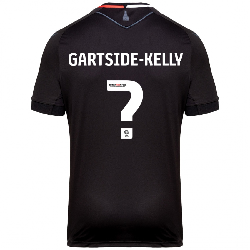 Criança Camisola Gabriel Gartside-Kelly #0 Preto Alternativa 2024/25 Camisa