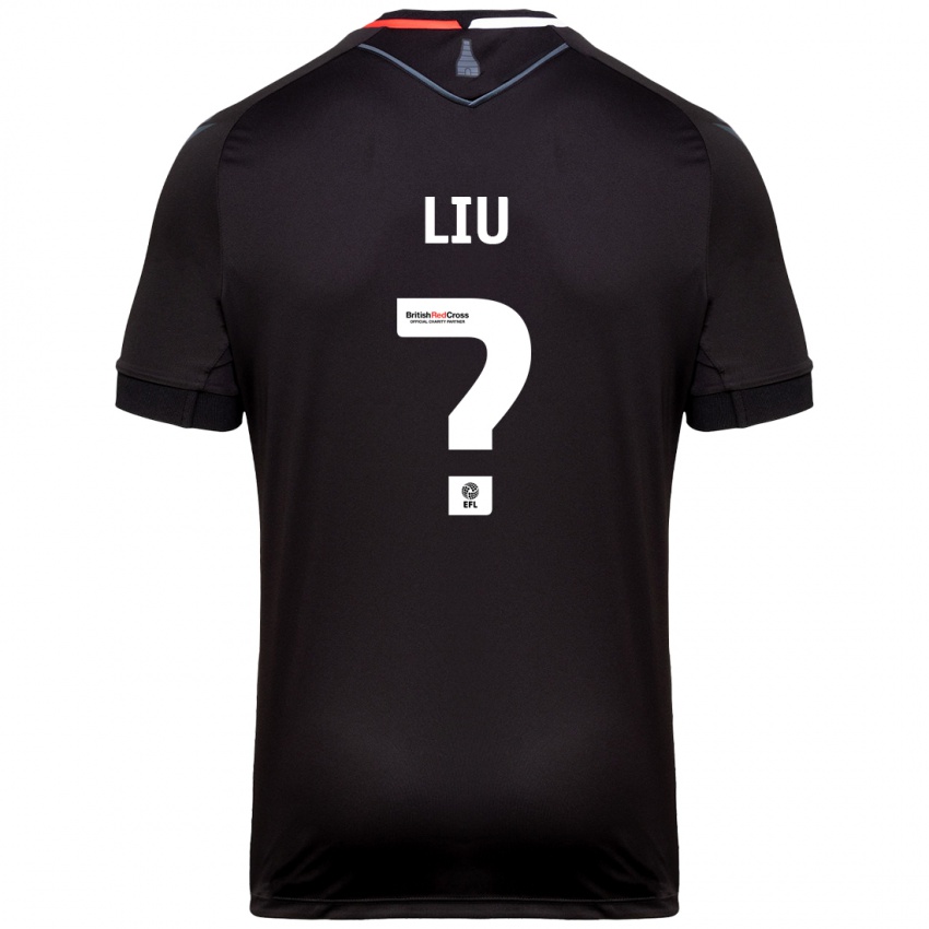 Criança Camisola Ryan Liu #0 Preto Alternativa 2024/25 Camisa