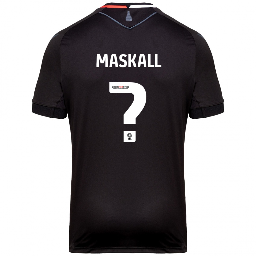 Criança Camisola Josh Maskall #0 Preto Alternativa 2024/25 Camisa