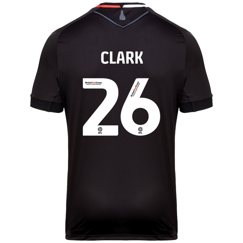 Criança Camisola Ciaran Clark #26 Preto Alternativa 2024/25 Camisa