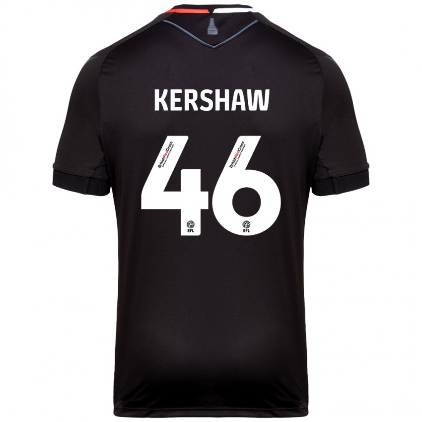 Criança Camisola Ben Kershaw #46 Preto Alternativa 2024/25 Camisa