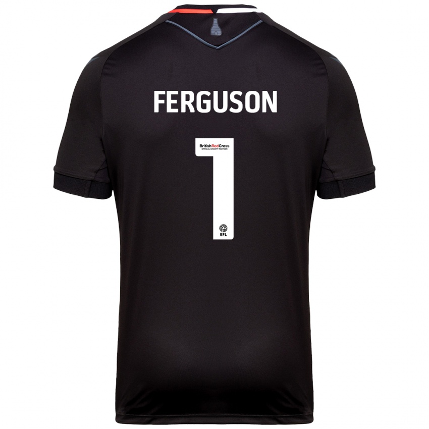 Criança Camisola Georgie Ferguson #1 Preto Alternativa 2024/25 Camisa