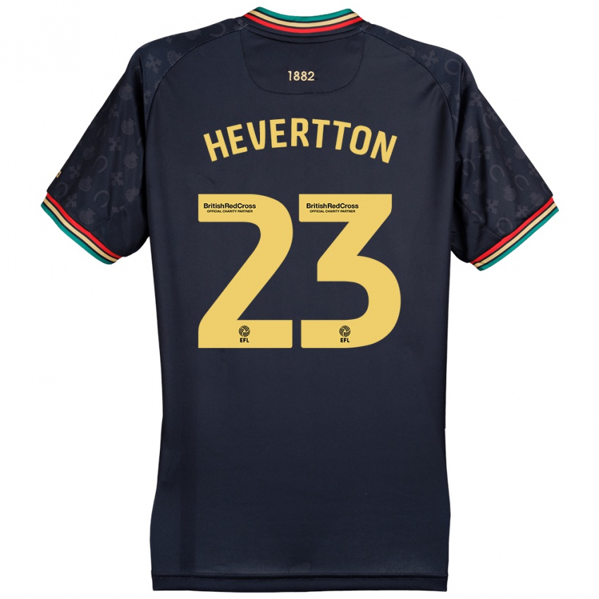 Criança Camisola Hevertton #23 Azul Da Marinha Escura Alternativa 2024/25 Camisa