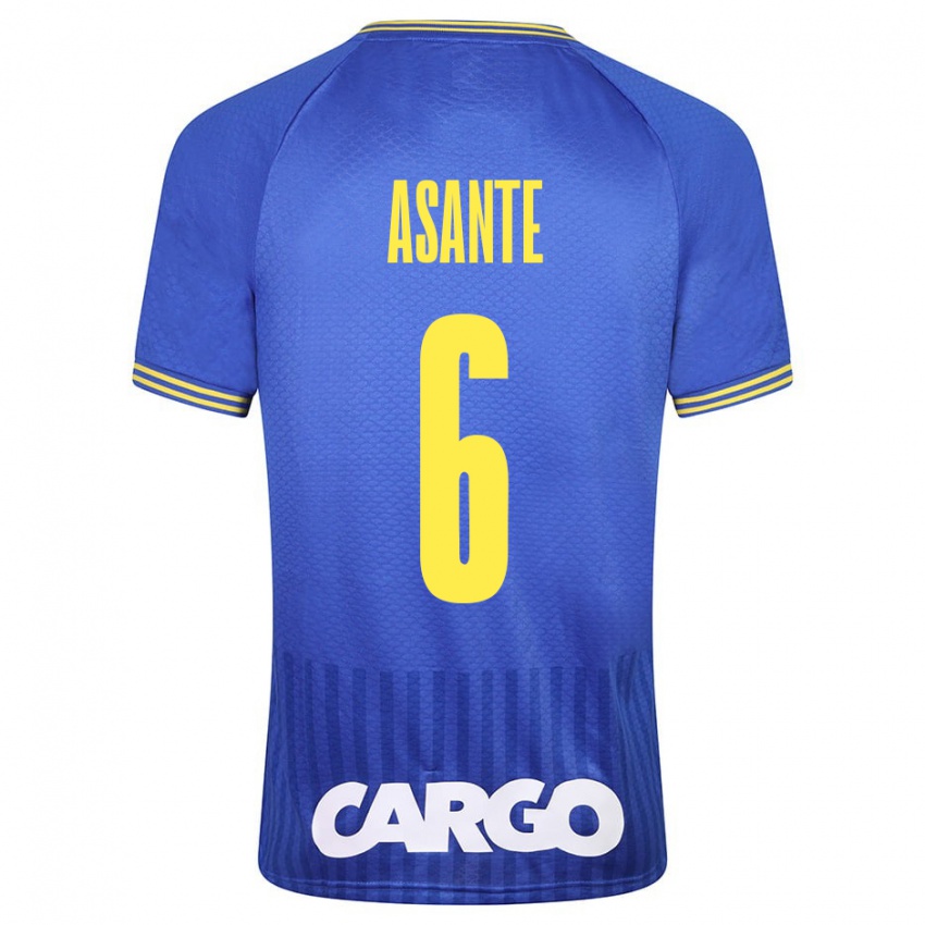 Criança Camisola Tyrese Asante #6 Branco Alternativa 2024/25 Camisa