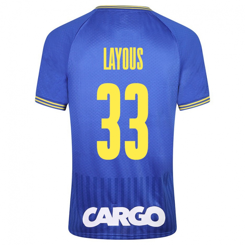 Criança Camisola Hisham Layous #33 Branco Alternativa 2024/25 Camisa