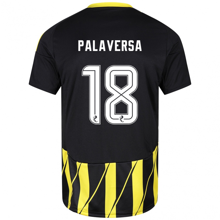 Criança Camisola Ante Palaversa #18 Amarelo Preto Alternativa 2024/25 Camisa