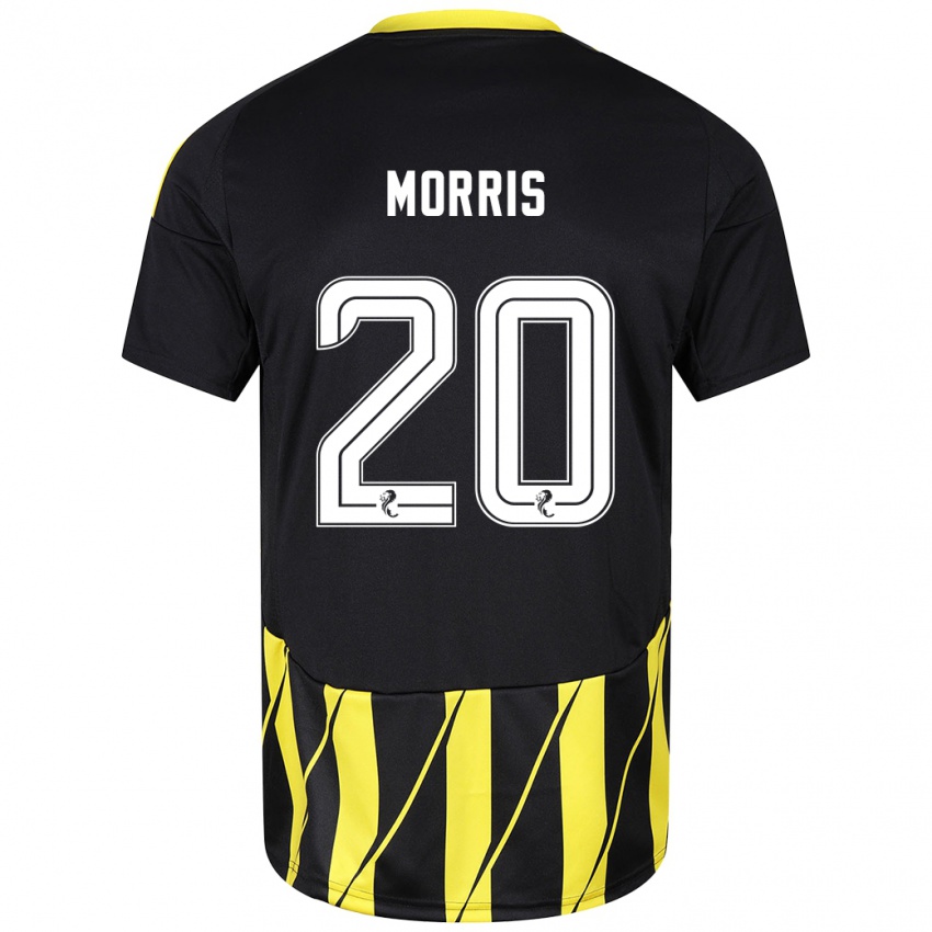 Criança Camisola Shayden Morris #20 Amarelo Preto Alternativa 2024/25 Camisa