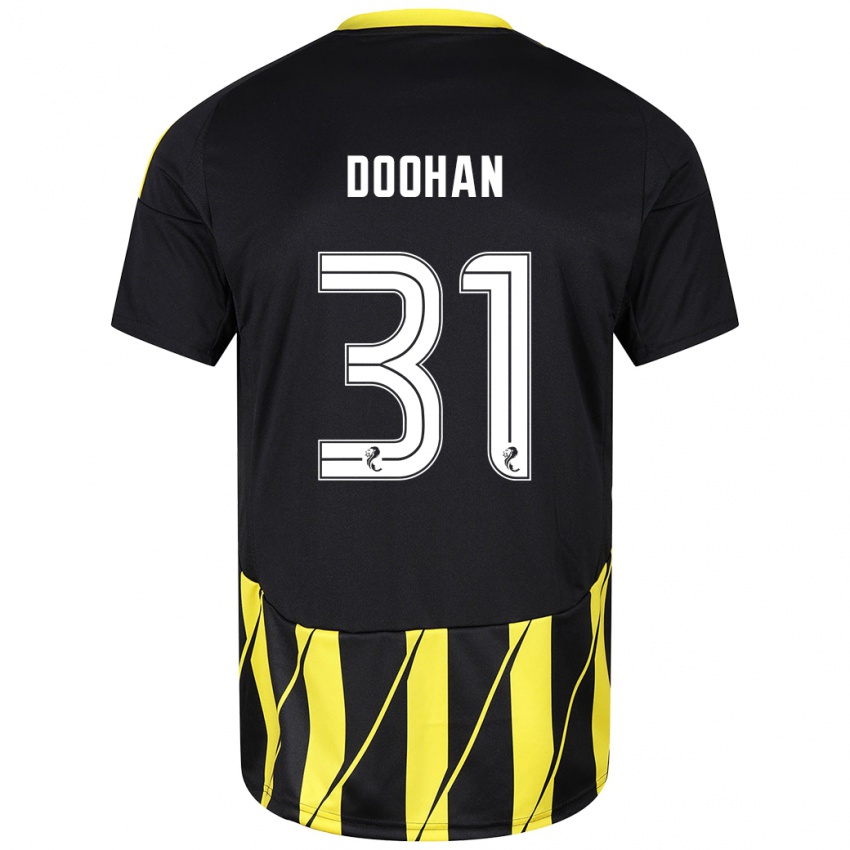 Criança Camisola Ross Doohan #31 Amarelo Preto Alternativa 2024/25 Camisa