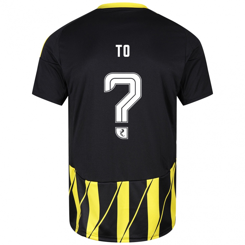 Criança Camisola Zack To #0 Amarelo Preto Alternativa 2024/25 Camisa