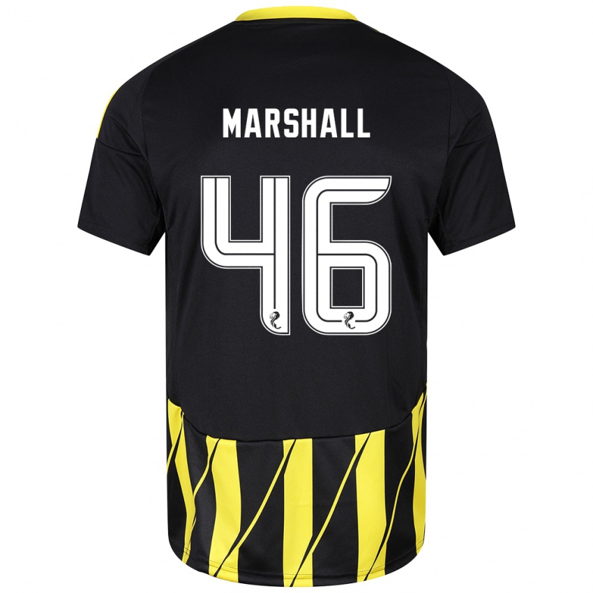 Criança Camisola Findlay Marshall #46 Amarelo Preto Alternativa 2024/25 Camisa