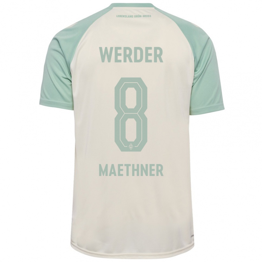 Criança Camisola Finn Maethner #8 Verde Claro Off-White Alternativa 2024/25 Camisa