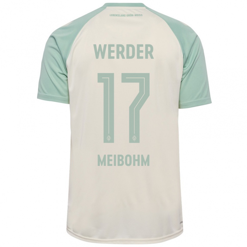 Criança Camisola Joel Meibohm #17 Verde Claro Off-White Alternativa 2024/25 Camisa