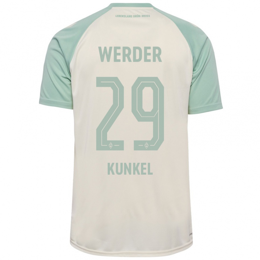 Criança Camisola Melina Kunkel #29 Verde Claro Off-White Alternativa 2024/25 Camisa