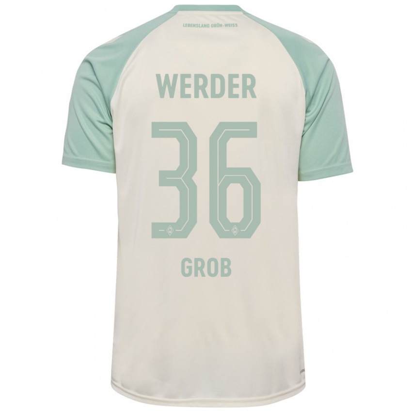 Criança Camisola Christian Groß #36 Verde Claro Off-White Alternativa 2024/25 Camisa