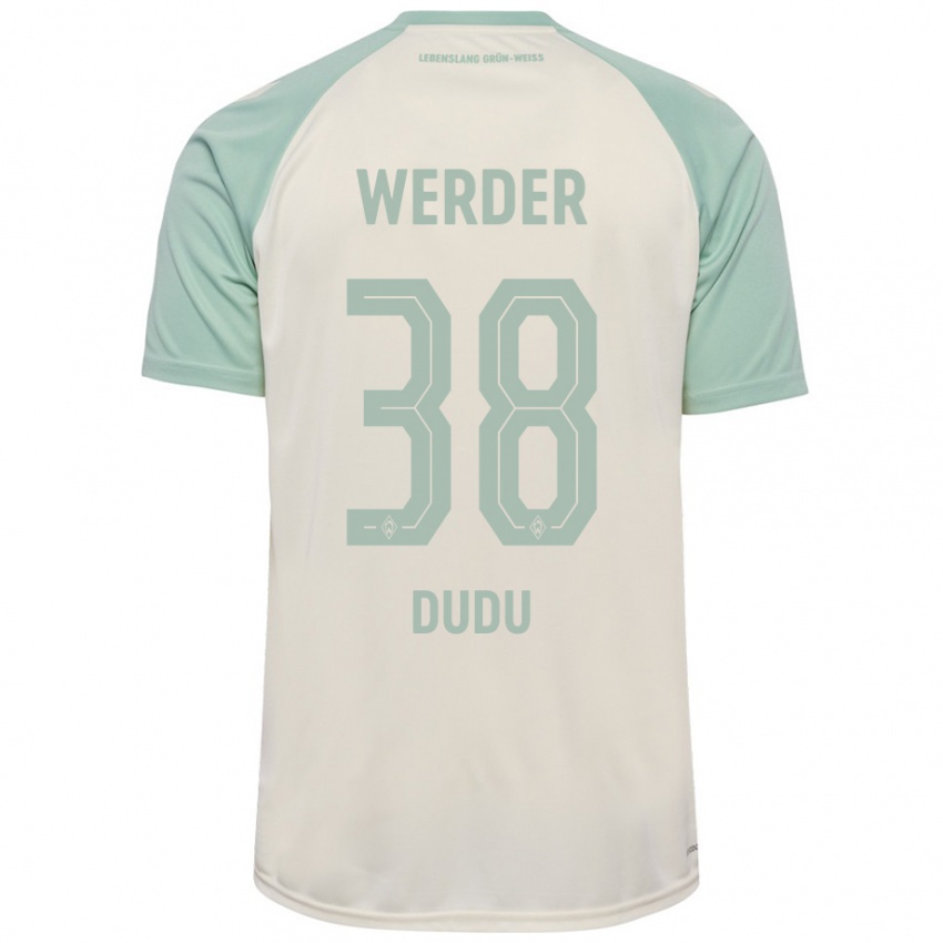 Criança Camisola Dudu #38 Verde Claro Off-White Alternativa 2024/25 Camisa