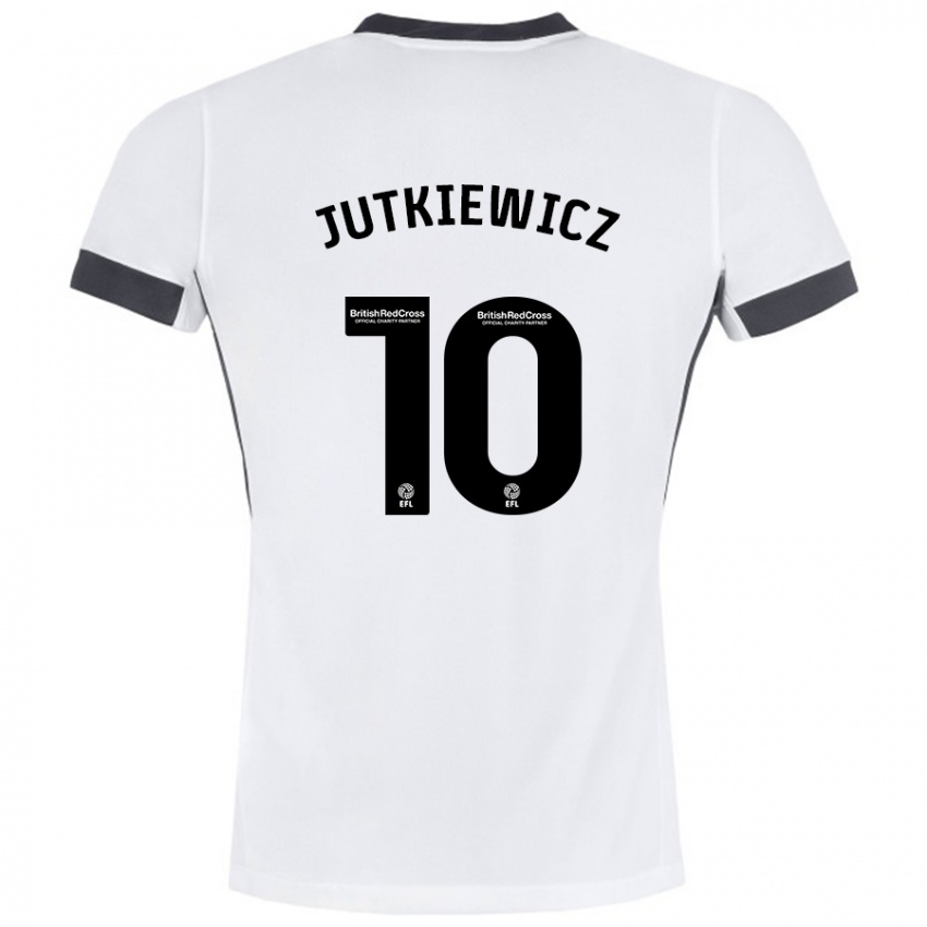 Criança Camisola Lukas Jutkiewicz #10 Preto Branco Alternativa 2024/25 Camisa