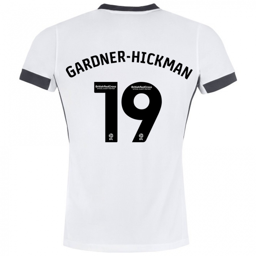 Criança Camisola Taylor Gardner-Hickman #19 Preto Branco Alternativa 2024/25 Camisa