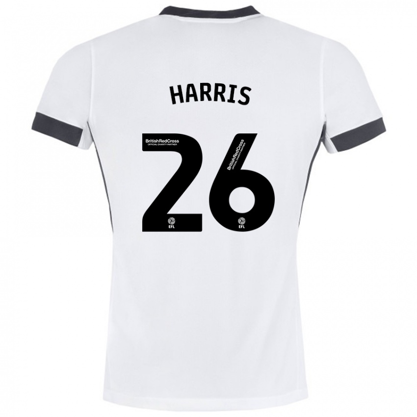 Criança Camisola Luke Harris #26 Preto Branco Alternativa 2024/25 Camisa