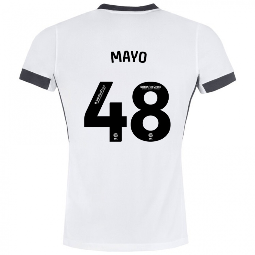 Criança Camisola Bradley Mayo #48 Preto Branco Alternativa 2024/25 Camisa