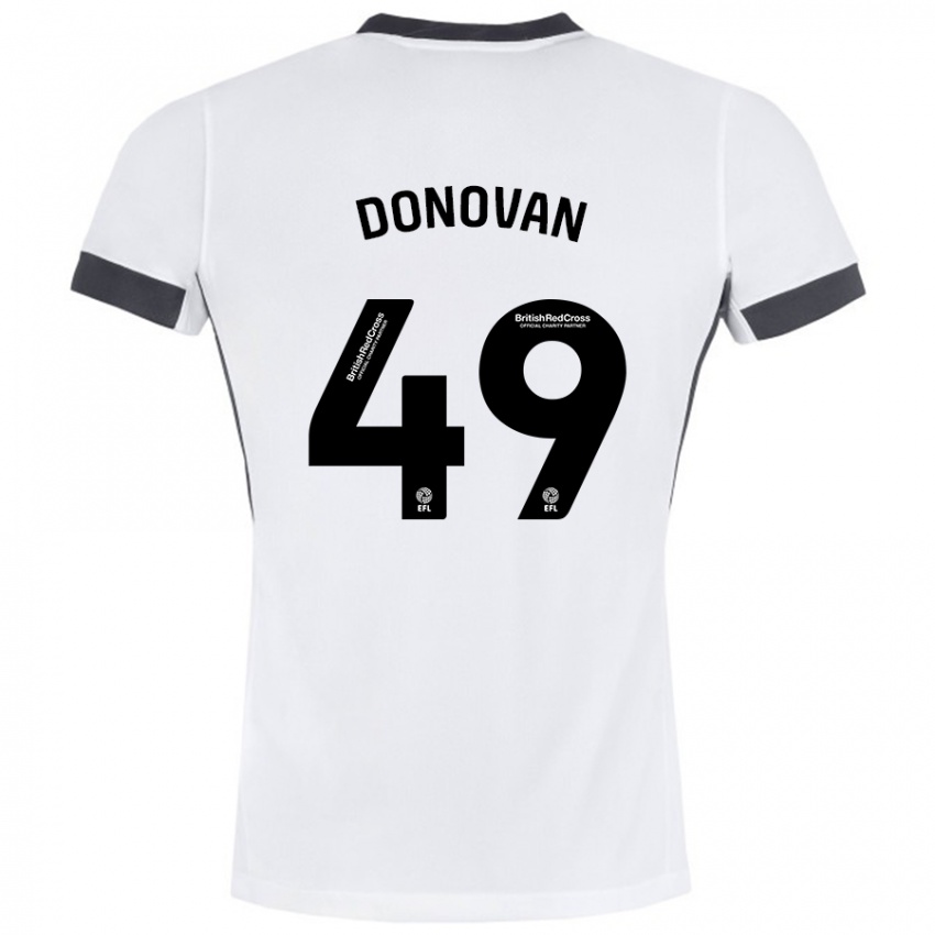 Criança Camisola Romelle Donovan #49 Preto Branco Alternativa 2024/25 Camisa