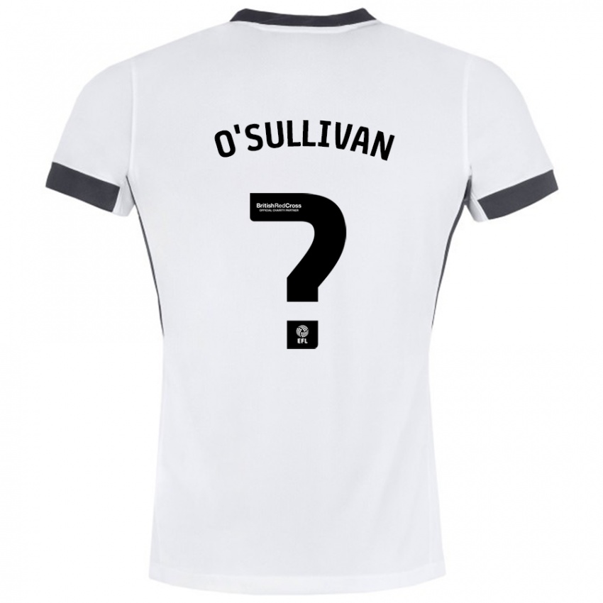 Criança Camisola William O'sullivan #0 Preto Branco Alternativa 2024/25 Camisa