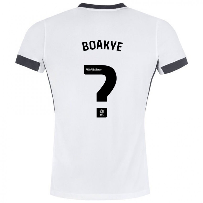 Criança Camisola Godfred Boakye #0 Preto Branco Alternativa 2024/25 Camisa