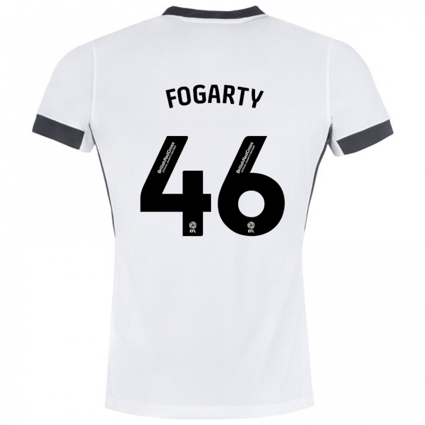 Criança Camisola Tom Fogarty #46 Preto Branco Alternativa 2024/25 Camisa